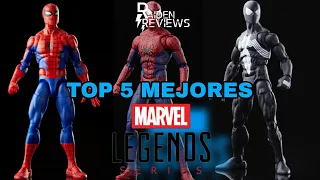 TOP 5 MEJORES MARVEL LEGENDS DE SPIDERMAN