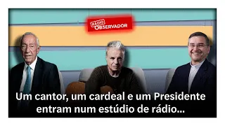 Marcelo, Américo Aguiar e João Gil na Rádio Observador