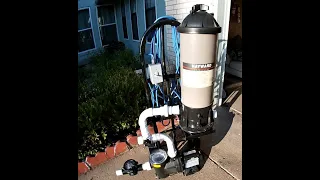 portable pool pump. DIY pool vacuum