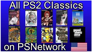 All Ps2 Classic Games on PS3 from PlayStation Store!