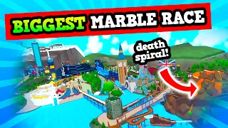 Making The World's BIGGEST Marble Track!!