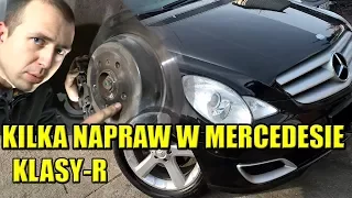 MERCEDES W251, OPADAJĄCE ZAWIESZENIE, SŁABY RĘCZNY, PRZERYWAJĄCE WYCIERACZKI, AKUMULATOR ?