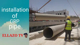 installation of GRP pipe