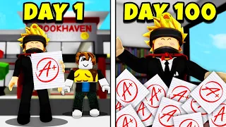 100 DAYS As PRINCIPLE in Roblox BROOKHAVEN RP!!