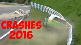 NÜRBURGRING CRASH COMPILATION 2016 - CRASH & FAIL COMPILATION NORDSCHLEIFE TOURISTENFAHRTEN VLN RCN