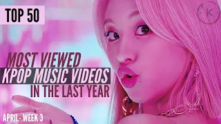 THE MOST VIEWED KPOP MUSIC VIDEOS IN THE LAST YEAR | APRIL 2019-2020 (WEEK 3)