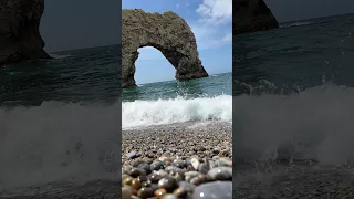 Beach serenity🌊😌 #durdledoor #beach #dorsetcoast #dorset