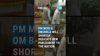 PM Modi Arrives At New Parliament Building, Inauguration Shortly