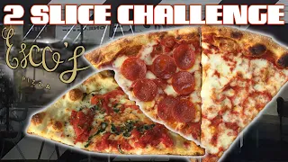 Esco's Pizza (Hollywood, CA) -  NY Pizza Review 2 SLICE CHALLENGE