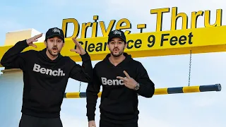 Identical Twins 2-Car DRIVE THRU Deja Vu Prank