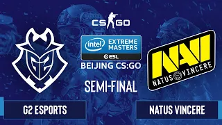 CS:GO - G2 Esports vs. Natus Vincere [Dust2] Map 1 - IEM Beijing 2020 Online - Semi-final - EU