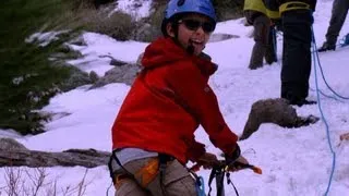 Nine-year-old breaks mountain climbing record