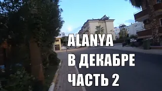 🇹🇷 ALANYA Прогулка Декабрьская Алания Турция Часть 2