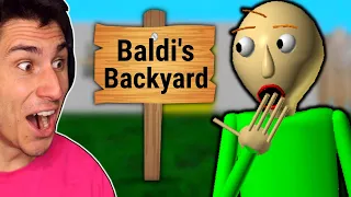 I Finally Found BALDI'S BACKYARD! | Baldi's Basics