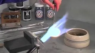 Making a Glass Implosion Flower Marble - TheGlassConcierge.com