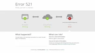 Cara Mengatasi Error 521 Web Server Is Down [Terlengkap]