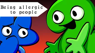 [BFB] Allergic to people animation meme (flipaclip) // WARNING read description