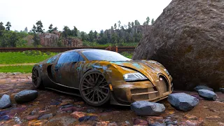 Rebuilding A Bugatti Veyron - Forza Horizon 5 | Thrustmaster TMX Gameplay