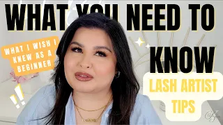 what you need to know as a beginner lash artist