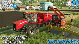 Post-seeding field treatment with Case IH TITAN Floater | Erlengrat | Farming simulator 22 | ep #86