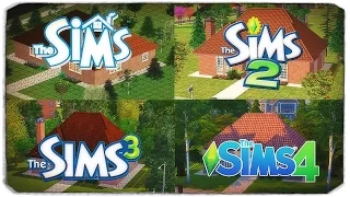 СРАВНИВАЕМ ДОМА И СТРОИТЕЛЬСТВО ВО ВСЕХ ЧАСТЯХ ИГРЫ "THE SIMS"