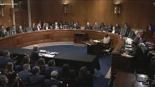 Senate health committee holds a hearing to discuss vaccine aid