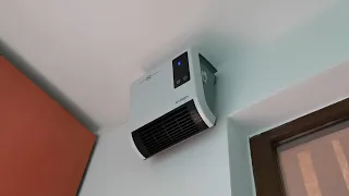 Bathroom air heater install and test - Eurom Sani Fan Heat 2000R