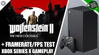 Wolfenstein 2 - Xbox Series X Gameplay + FPS Test