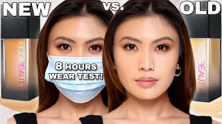 NEW vs OLD FORMULA Huda Beauty FAUX FILTER LUMINOUS MATTE FOUNDATION [Comparison Review + Wear Test]