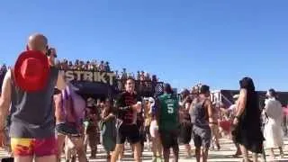 Distrikt going off during Gravity's set Burning Man 2014