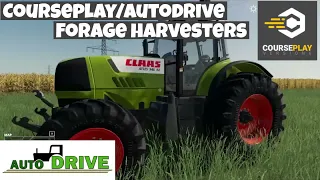 COURSEPLAY/AUTODRIVE FORAGE HARVESTER UNLOAD TUTORIAL FS19