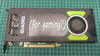 Gaming on a Quadro? Nvidia M4000 8GB late 2022/2023 benchmarks