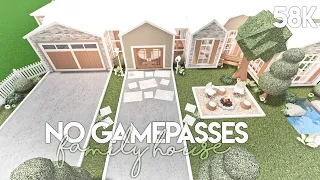 No Gamepasses Family House | Bloxburg Build