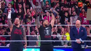 Entrada Roman Reigns "El Jefe Tribal" Campeón Universal y WWE - WWE Raw 03/04/2023 (En Español)