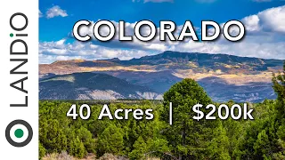 LANDIO • SOLD • 40 Acres of Colorado Land for Sale with Mountain Views