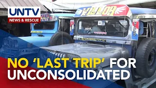 Unconsolidated jeepneys to ply routes amid looming apprehension