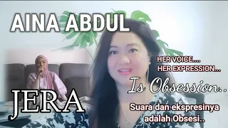 AINA ABDUL - JERA (AGNEZ MO) COVER - REACTION VIDEO