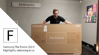 Samsung The Frame neu 2021 LS03A Unboxing, Anschluss, Wandmontage + Produktinfos GQ65LS03AAU