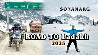 ROAD TO LADAKH 🏍️ 2023 Failed 😭GAGANGIR TO SONAMARG | Ep-12