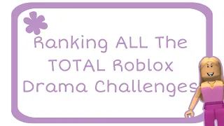 RANKING All The TOTAL Roblox Drama Challenges! ( In Camp ) | Roblox Total Drama