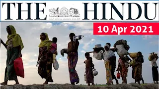 10 April 2021 | The Hindu Newspaper Analysis | Current Affairs 2021 #UPSC #IAS Editorial Analysis
