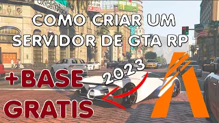 COMO CRIAR UM SERVIDOR DE GTA5 RP 2023/ 2024 BASE FREE, GRATIS!