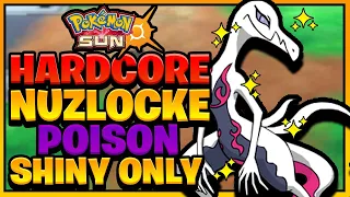 Pokemon Sun HARDCORE NUZLOCKE But I Only Use POISON TYPE SHINY POKEMON