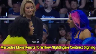 Mercedes Mone Reacts To Willow Nightingale AEW TBS Title Contract Signing