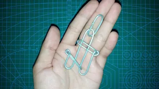 metal wire puzzle solution #12