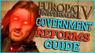 EU4 Government Reforms Guide I Which Government Type is The Strongest?