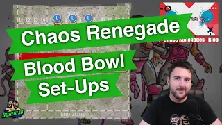 Chaos Renegade Team Set-Up Formations for Blood Bowl - Blood Bowl 2020 (Bonehead Podcast)