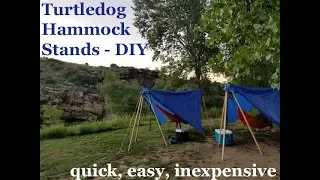 Turtledog Hammock Stands DIY - Cross County Construction