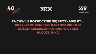 Krzysztof Zanussi i Bartosz Kruhlik gośćmi miesięcznika KINO w cyklu MŁODZI I KINO