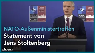 Jens Stoltenberg zum Abschluss des NATO-Außenministertreffens